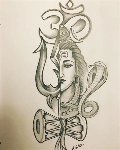 Lord shiva sketch – Artofit