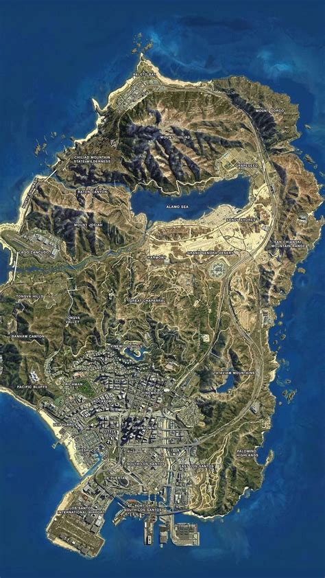 Gta V Map Compared To San Andreas