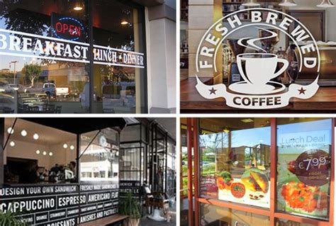 Temporary Sign solutions for your restaurant, café and coffee shop | Sign Solutions