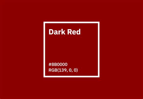 Dark Red Color - Hex, RGB, CMYK, Pantone | Color Codes - U.S. Brand Colors