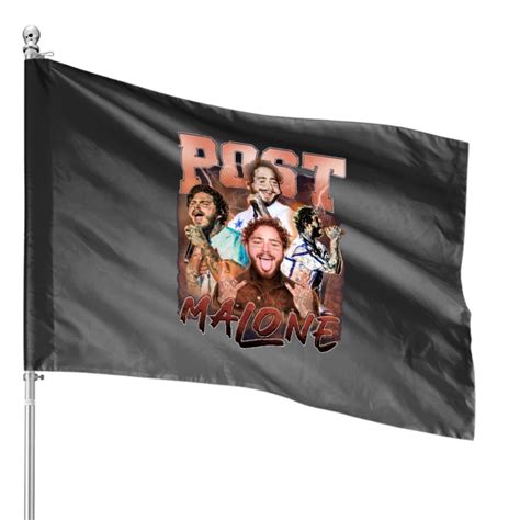 Post Malone House Flags, Post Malone Twelve Carat Tour 2022 sold by ...