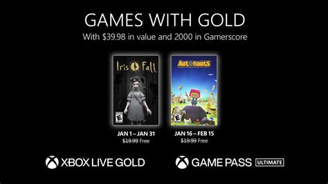 New Xbox Free Games With Gold for January 2023 is Available to Claim Now