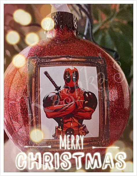 Deadpool ornament Deadpool Christmas ornament Deadpool gift | Etsy