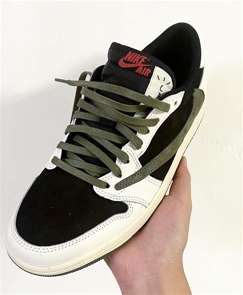 Travis Scott x Air Jordan 1 Low Women's 'Olive' Release Date DZ4137-106 | Sole Collector