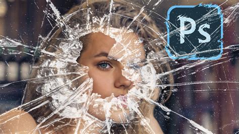 Create a realistic Broken Glass effect in Photoshop - PhotoshopCAFE