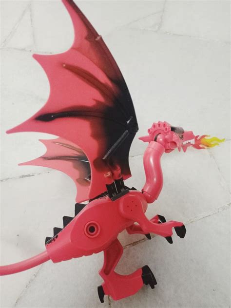 LEGO Castle Red Dragon + loose part, Hobbies & Toys, Toys & Games on Carousell