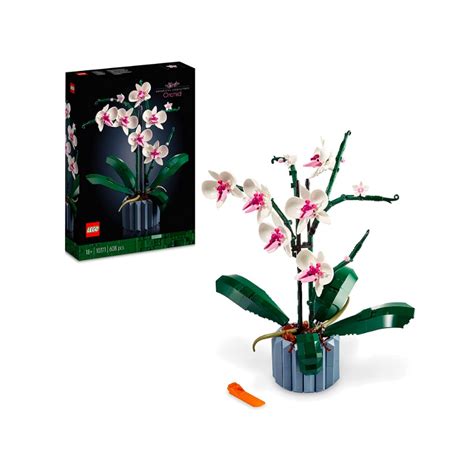 LEGO Orchid Plant Decor Building Set for Adults; Build an Orchid ...