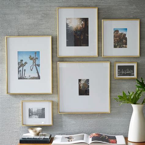 Gallery Frames - Polished Brass | west elm Australia