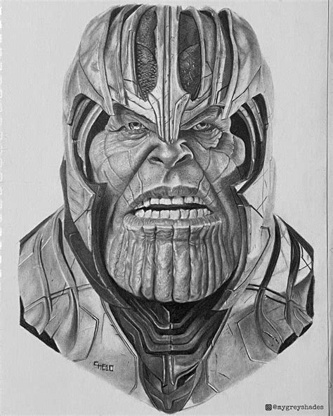 Top 125+ drawing of thanos latest - seven.edu.vn