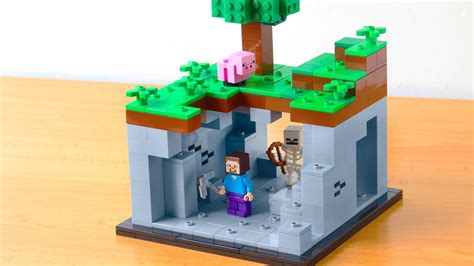 Lego Minecraft Cave Diorama MOC | Brick Finds & Flips