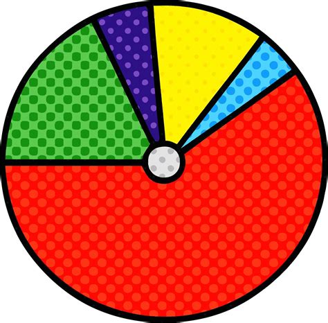 comic book style cartoon pie chart 10761820 Vector Art at Vecteezy