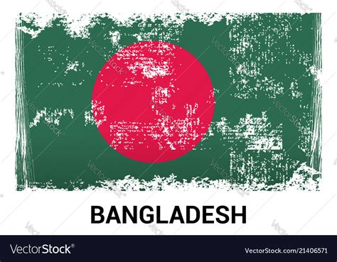 Bangladesh flag design Royalty Free Vector Image