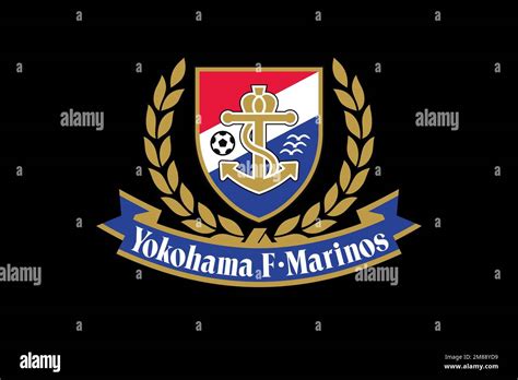 Yokohama F. Marinos, Logo, Black background Stock Photo - Alamy