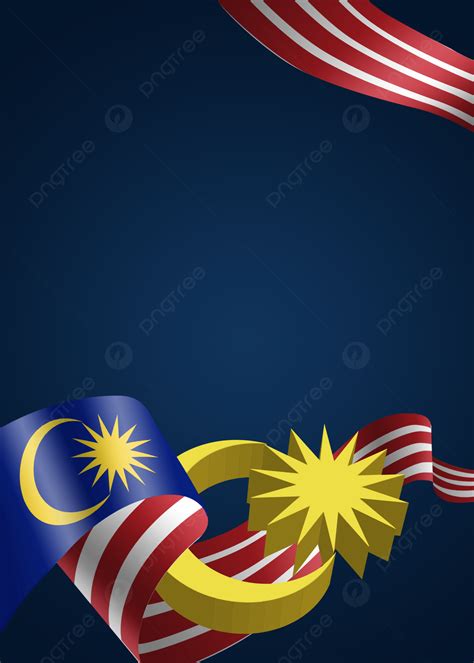 Twisted Cartoon Flag For Malaysia Independence Day Background Wallpaper ...