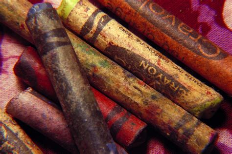 Old unpeeled crayons - Photos - Kristen Ankiewicz