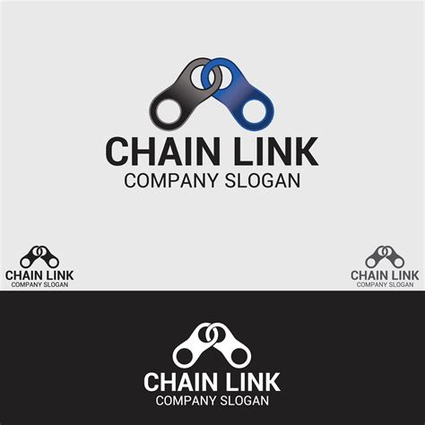 CHAIN LINK Logo vector design templates set 2254897 Vector Art at Vecteezy