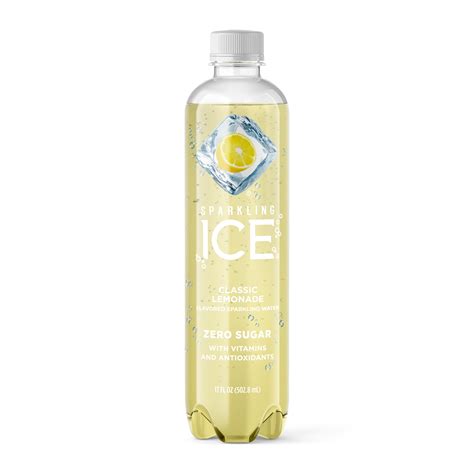 Sparkling Ice® Naturally Flavored Sparkling Water, Classic Lemonade 17 Fl Oz - Walmart.com