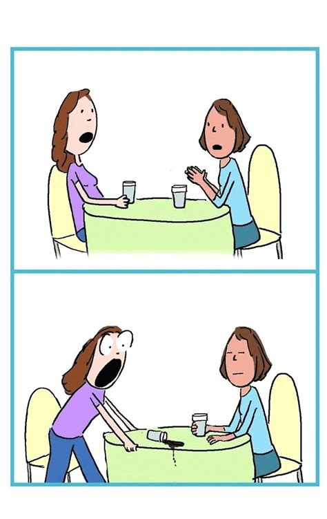 Meme Generator - Two Women Talking Spilling Coffee Comic - Newfa Stuff