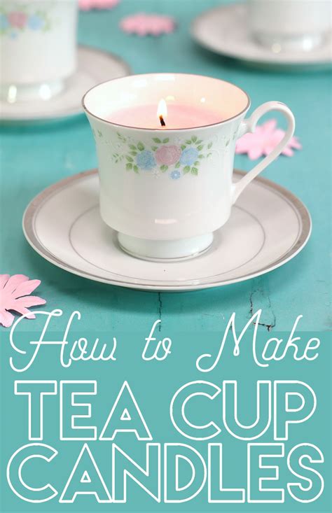 DIY Tea Cup Candles