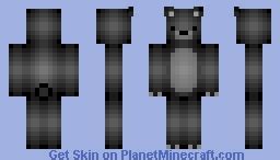 Black Bear Minecraft Skin