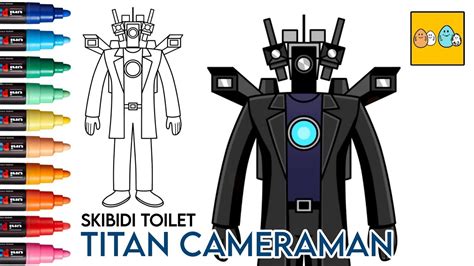 How to Draw TITAN CAMERAMEN SKIBIDI TOILET - YouTube