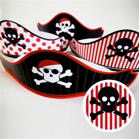 Free Printable Pirates Party Hat 1 | Creative Center