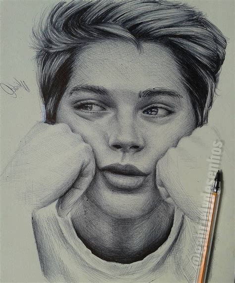 Black and White Realistic Ballpoint Pen Drawings | Ballpoint pen ...