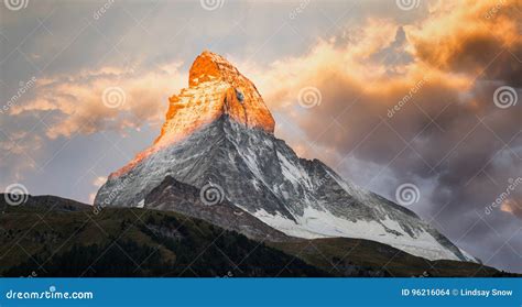 Matterhorn At Sunrise Royalty-Free Stock Photography | CartoonDealer.com #8663615