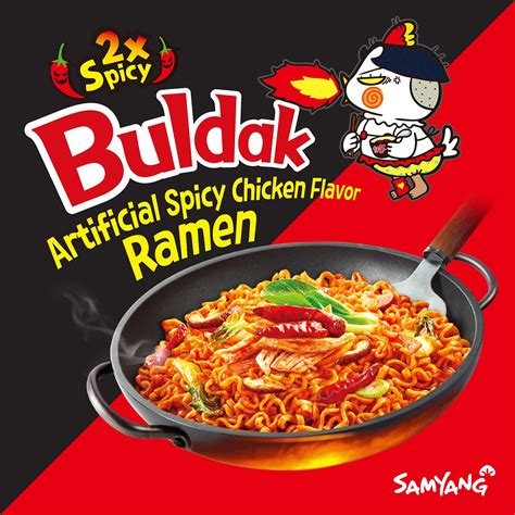 Buy Samyang Fire Chicken 2X Spicy Ramen Pouch, 5 X 140 g Online at desertcart Kenya