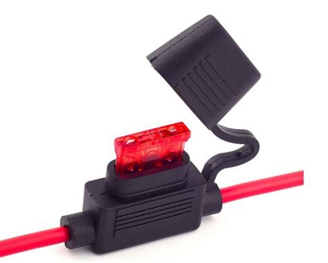 Waterproof Automotive Inline Fuse Holder With PVC Insulating Body