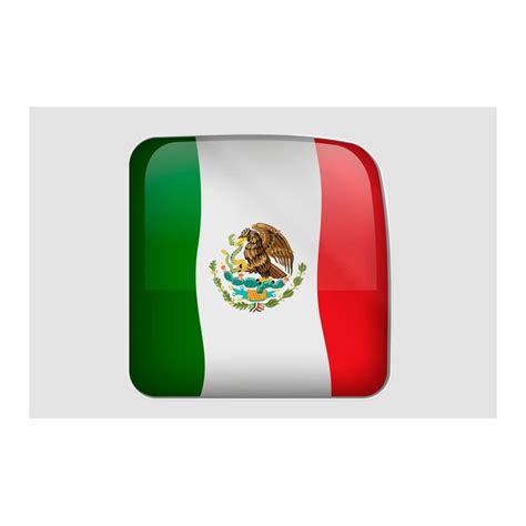 Mexico Flag Style 7 Sticker - DecalsHouse