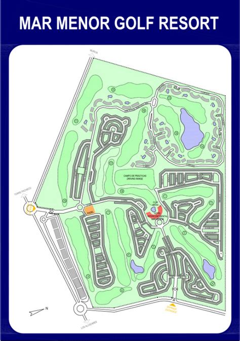 Map of Resort – Mar Menor Golf Resort Owners Community