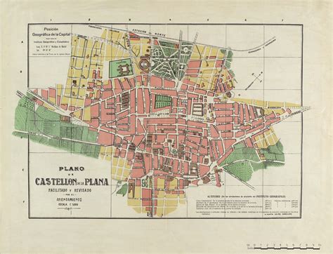 Castellón de la Plana map - Full size