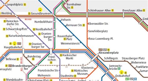 Metro map Of: u bahn plan berlin