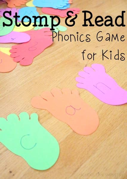 Fun with Phonics - Stomp It Out Reading Game | School Time Snippets