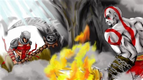 Dante vs Kratos WE WANT BLOOD by EmersonOvens on DeviantArt