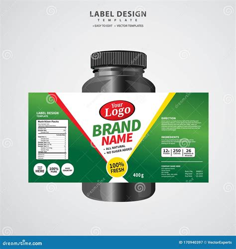 Bottle Label, Package Template Design, Label Design, Mock Up Design ...