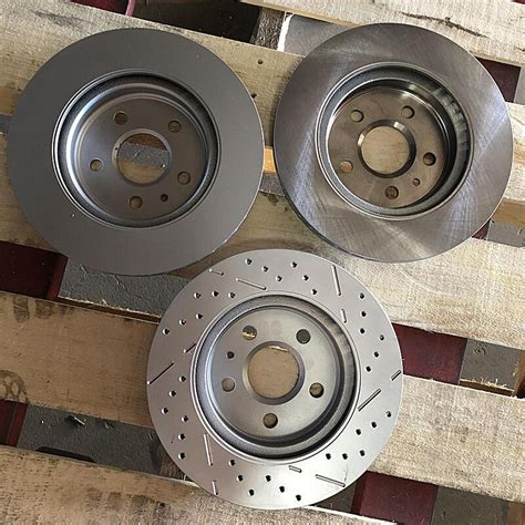 Budget Performance Package: Drilled and Slotted rotors for front and Stock Blanks for rear ...