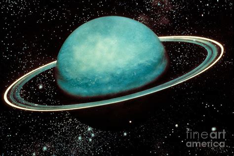 Uranus With Its Rings Photograph by Nasa - Pixels