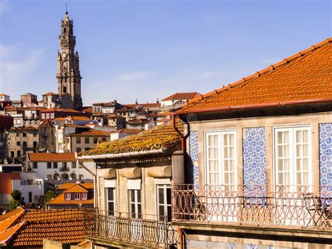 Architecture in the Old Town of Porto in Portugal Stock Photo - Image of downtown, colorful ...