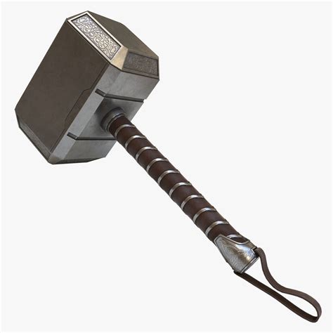 Thor's Hammer (Mjolnir) Low Poly version 3D Model $19 - .unknown .max .obj .fbx .dxf .blend .3ds ...