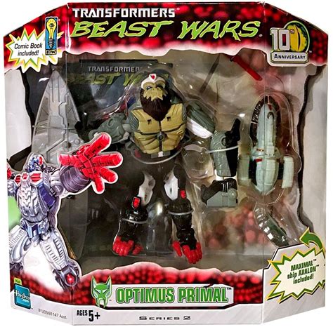 Transformers Beast Wars 10th Anniversary Series 2 Optimus Primal Hasbro Toys - ToyWiz