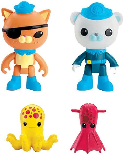 Octonauts Figure & Creature Pack - Kwazii & the Vampire Squid and Barnacles & the Octopus ...