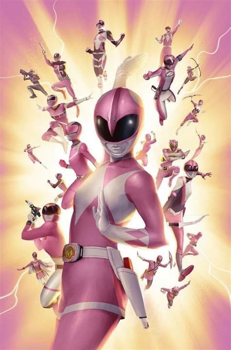 Forever pink variant cover for mmpr #29 : r/powerrangers