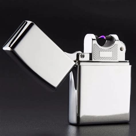 USB Lighter Electronic Cigarette Accessories Torch Lighter Pulsed Arc Lighter Windproof Thunder ...