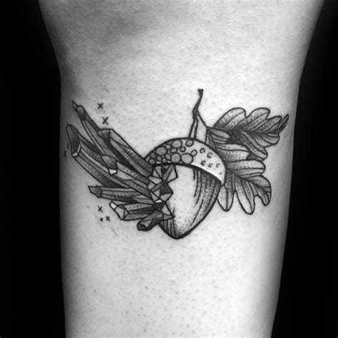 Acorn With Crystals Male Tattoo Ideas Wiccan Tattoos, Celtic Tattoos ...