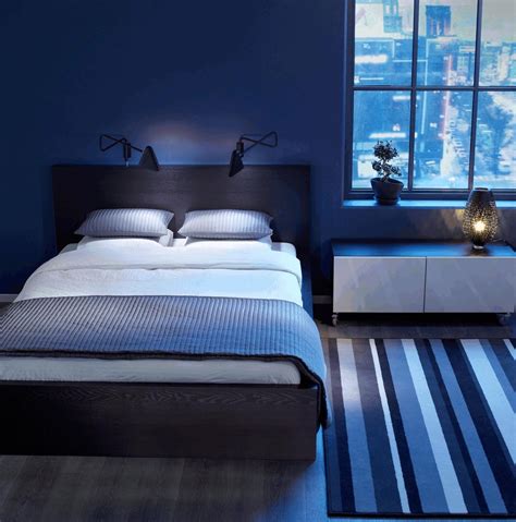 Blue And Black Bedroom Decorating Ideas | www.cintronbeveragegroup.com