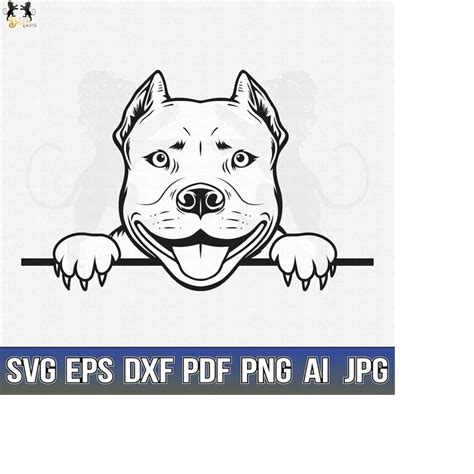 Pitbull Svg, American Pit Bull Svg, Pitbull Clipart, Pitbull - Inspire Uplift