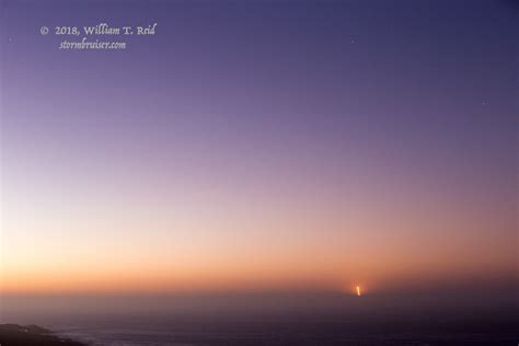 October 7, 2018 Vandenberg SpaceX Rocket Launch from San Nicolas Island