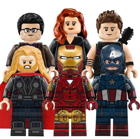 Avengers Assemble!!! Personajes De Marvel, Legos Figuras,, 45% OFF